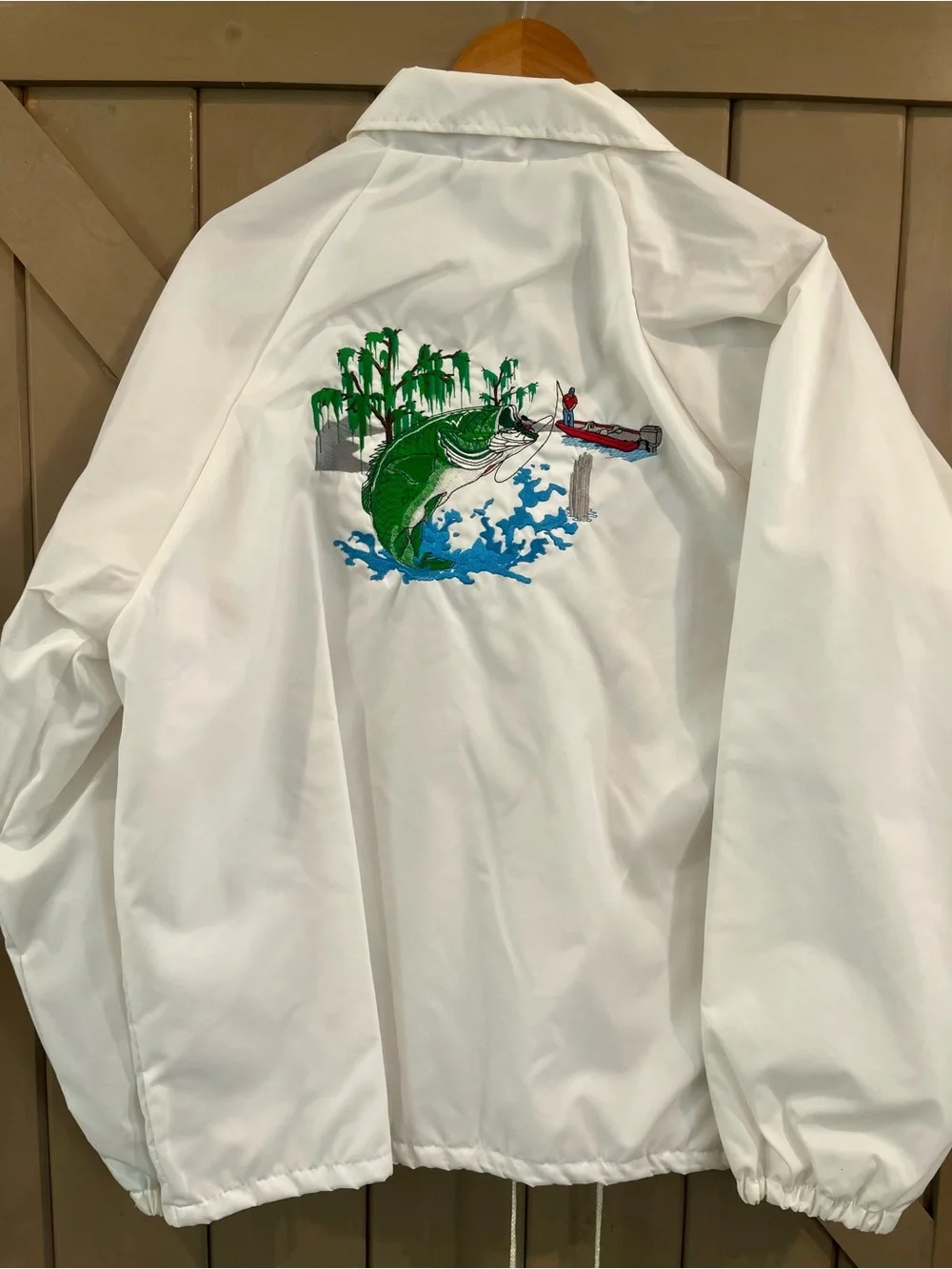 Vintage Fly Fishing  Men's Windbreaker Jacket - Classic Lightweight